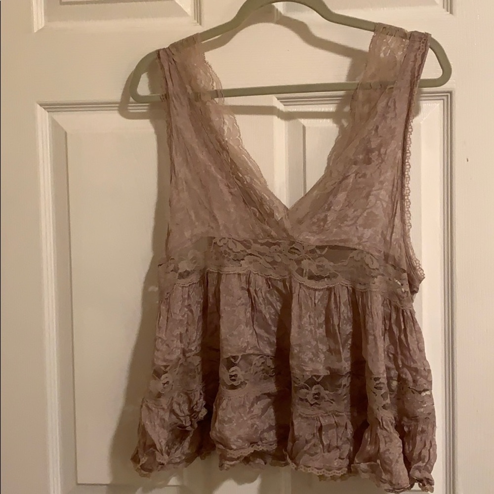 Free People Lace top